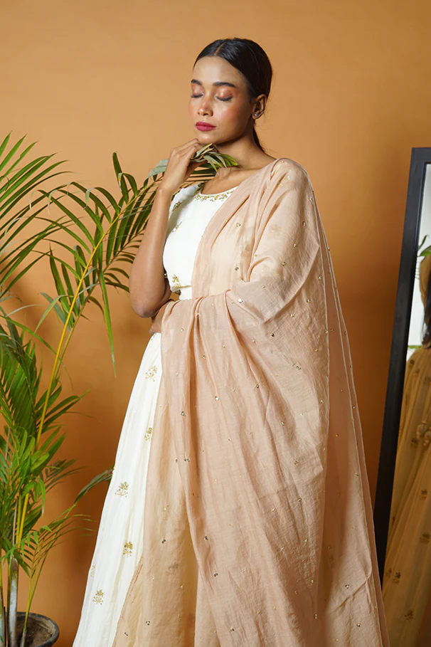 Off White Lehenga Set - Image 11