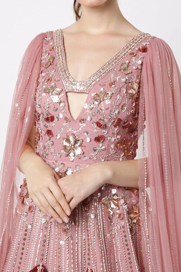Onion Pink Gown - Image 4