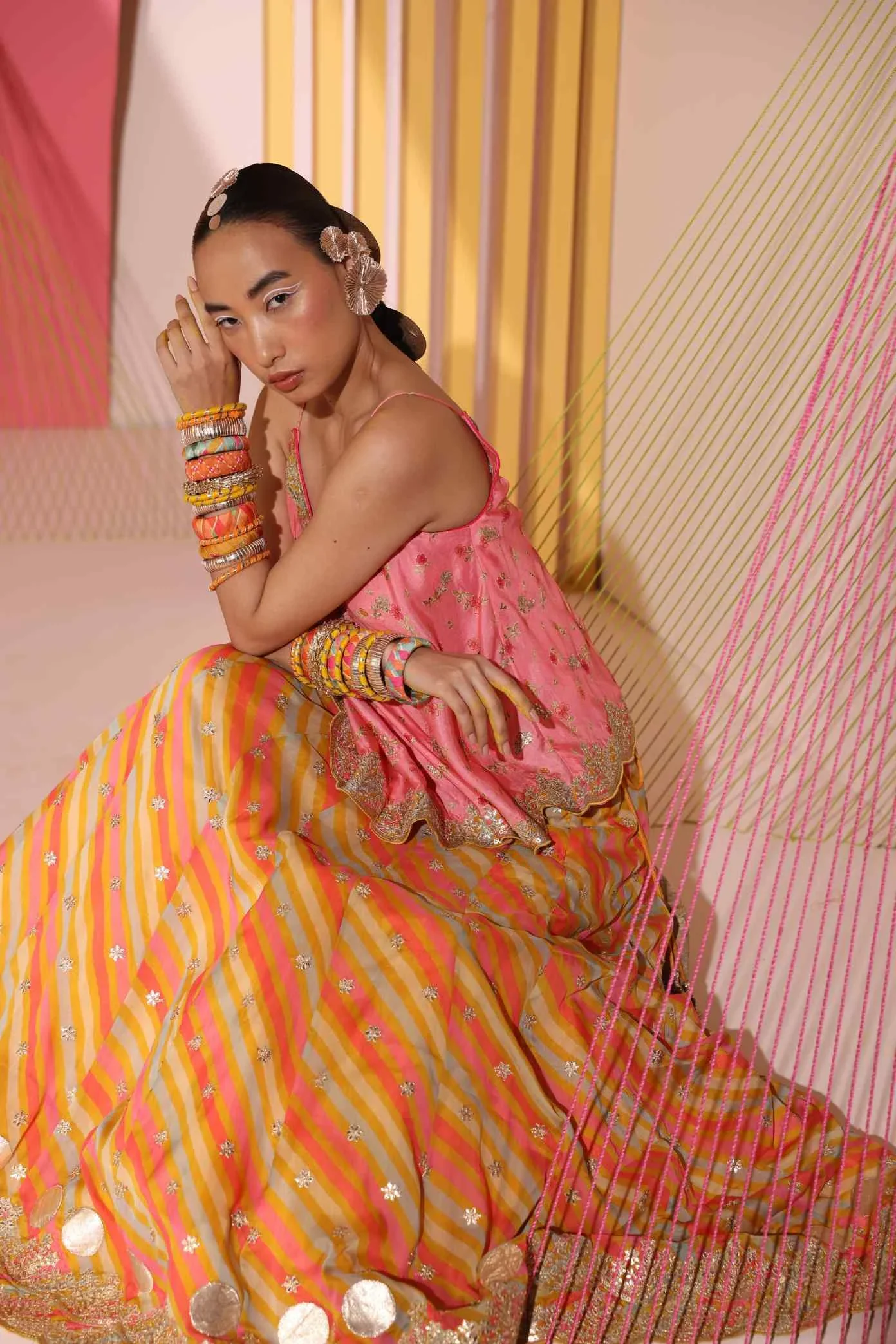 Peplem Style Skirt Set - Image 2