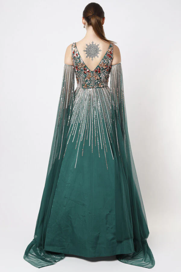 Pine Green Gown - Image 2