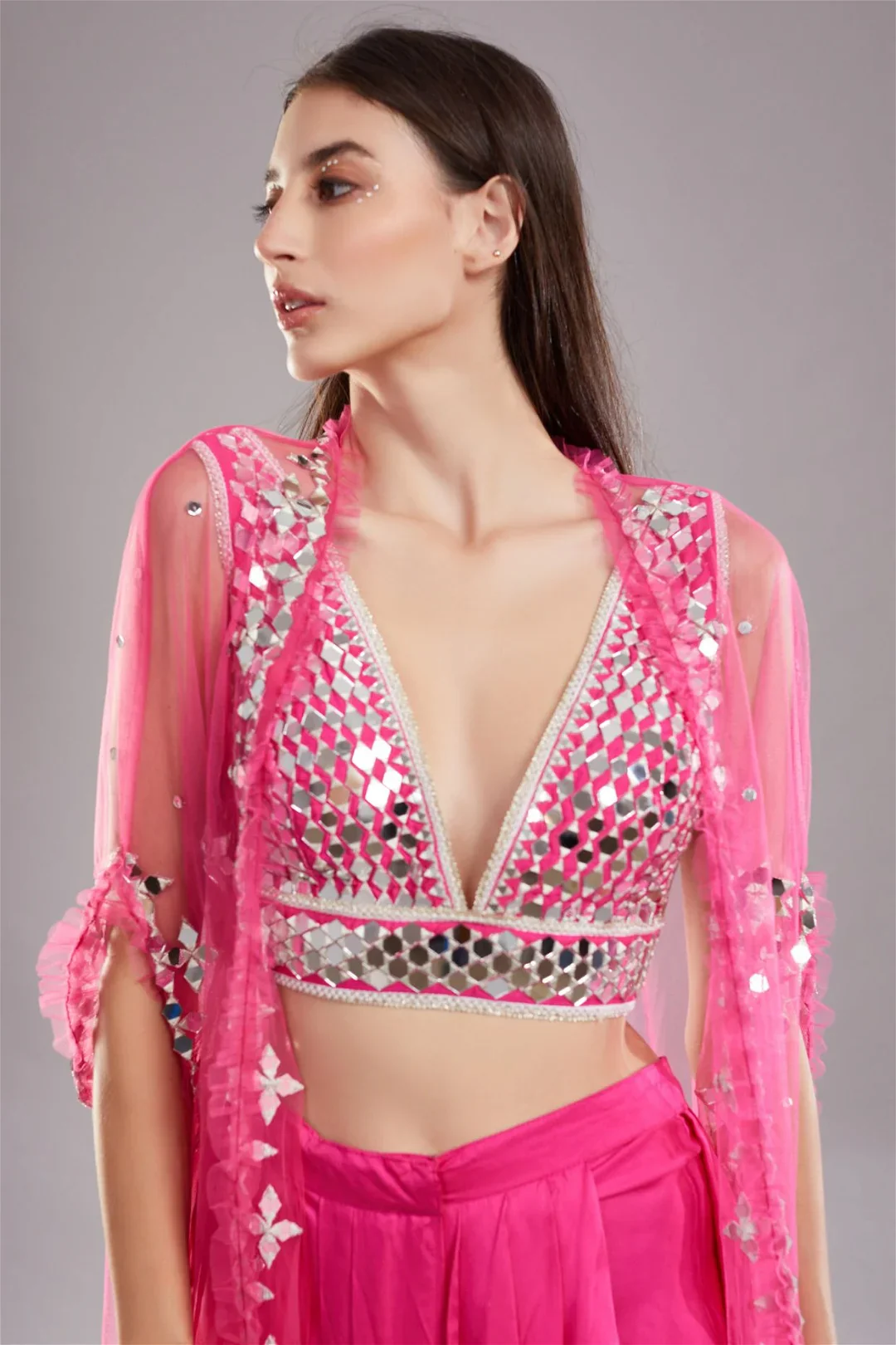 Pink Mirror Cape Set - Image 3