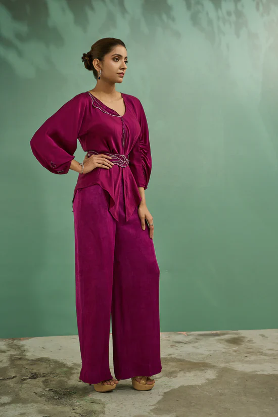 Plum Pink Co-Ord Set - Image 3