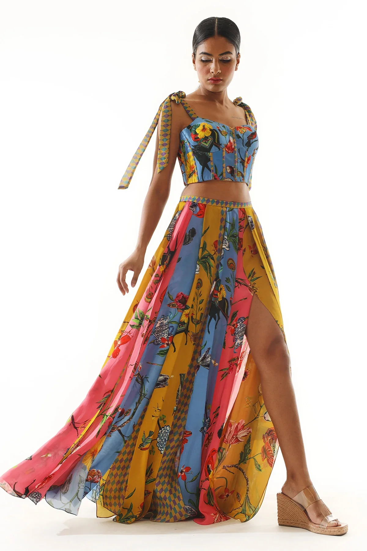 Printed Corset Top