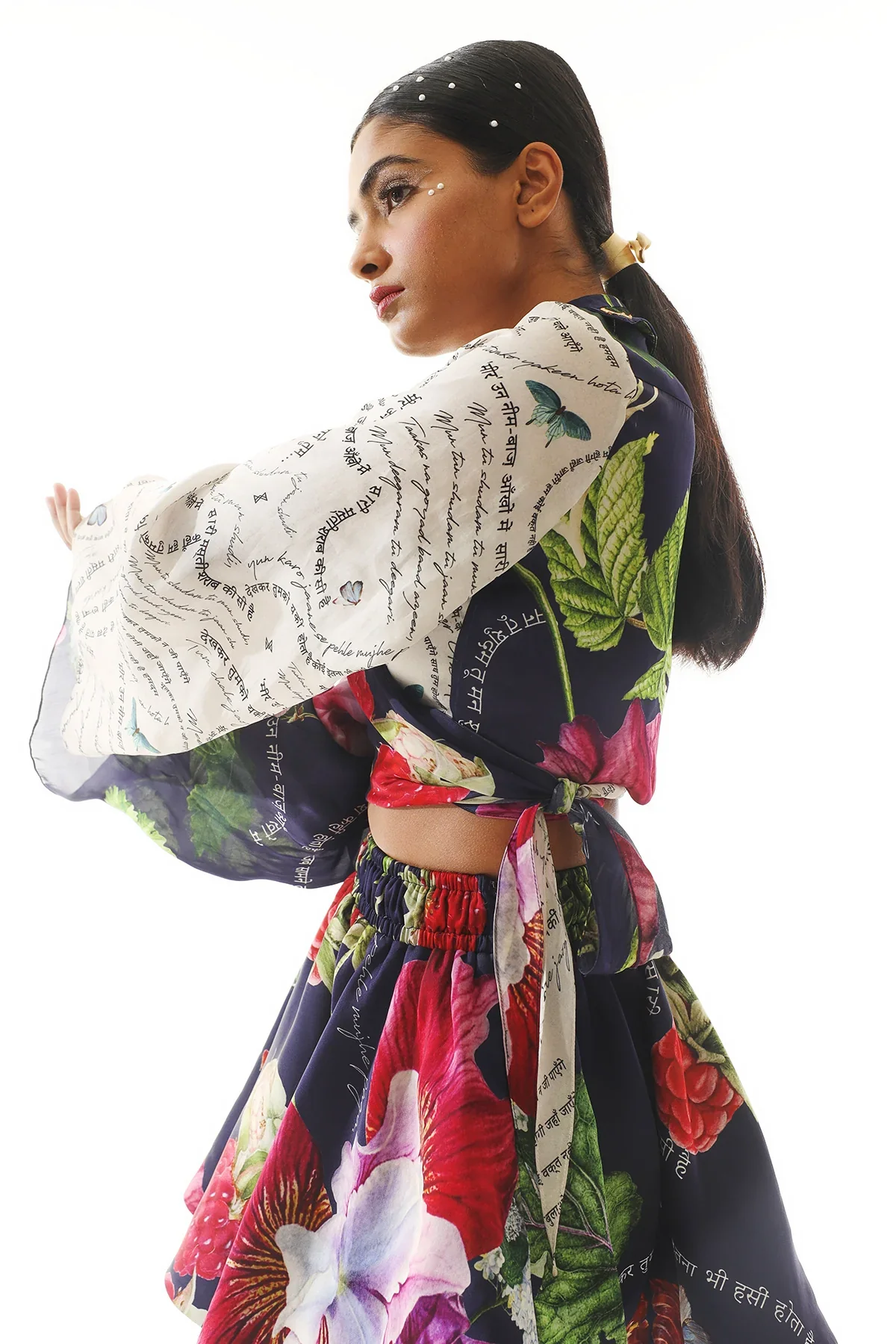 Printed Wrap Shirt - Image 4