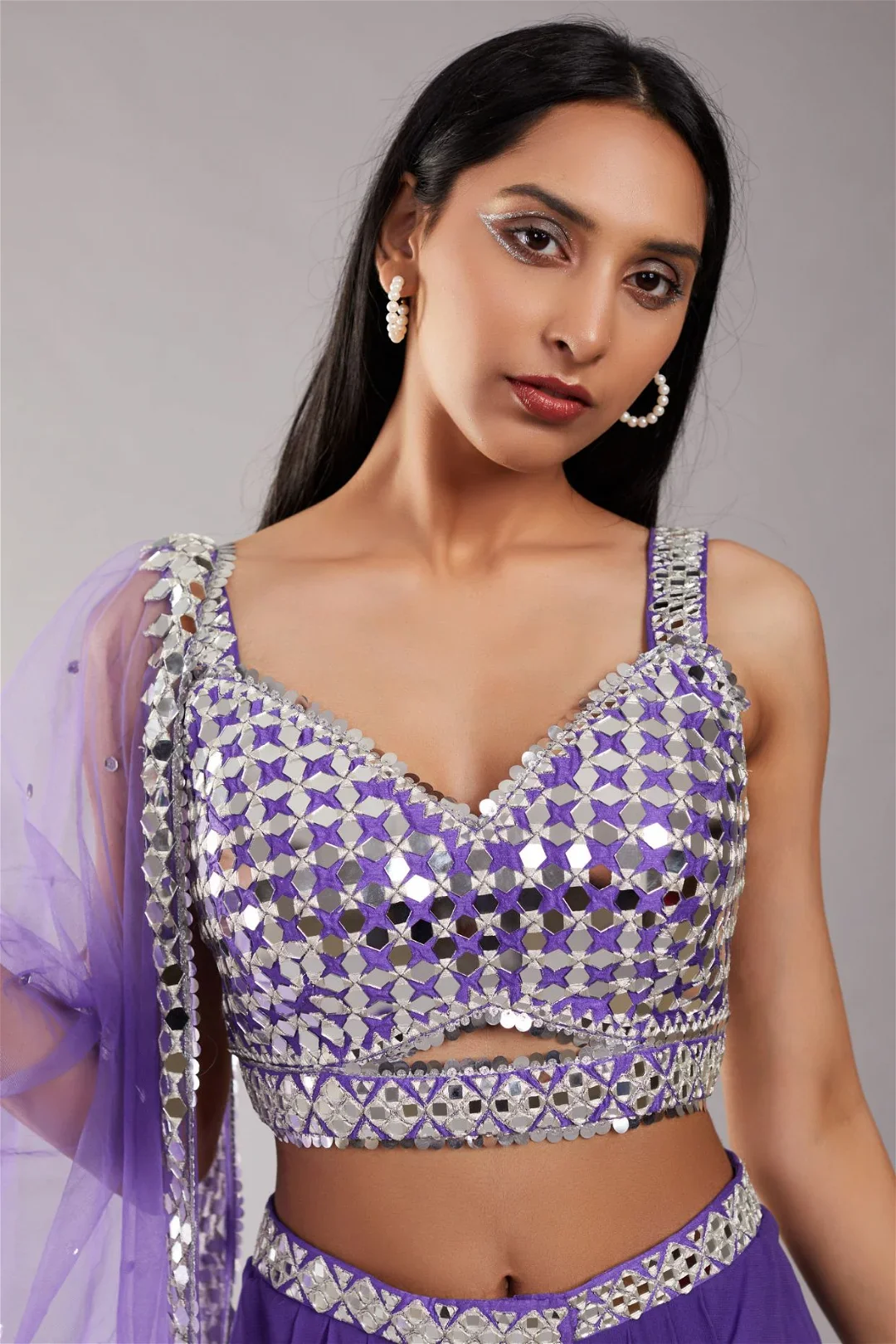 Purple Mirror Cape Set - Image 4
