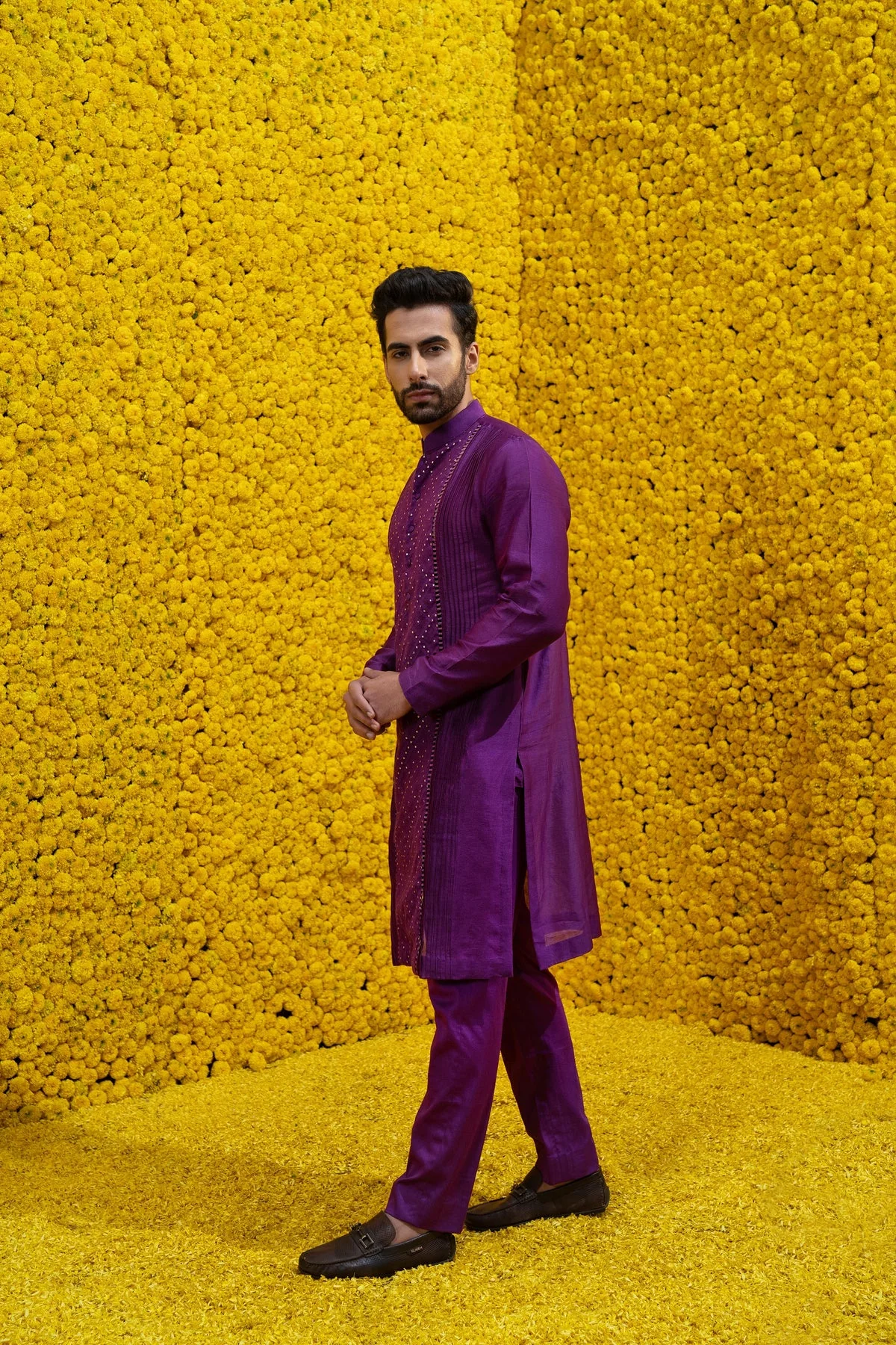 Raana Purple Kurta - Image 4
