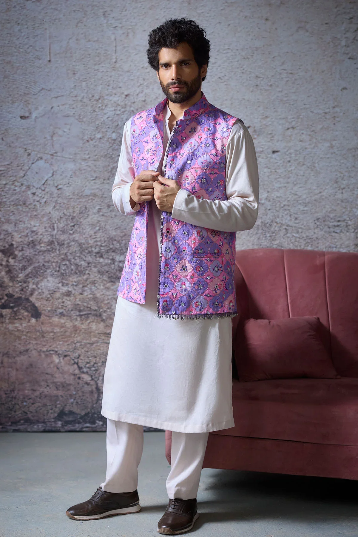 RAJ - Embroidered Bandi Set