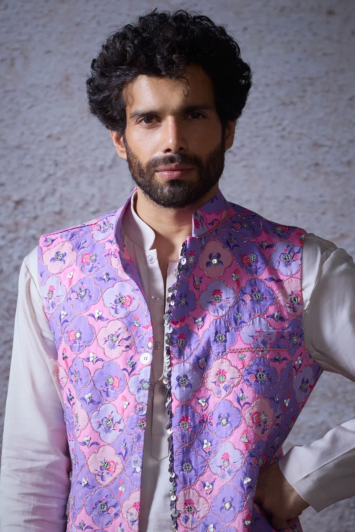RAJ - Embroidered Bandi Set - Image 2