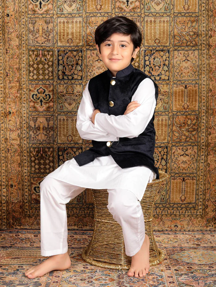 RANBIR - Jacket, Kurta Pajama Set For Boys - Image 2