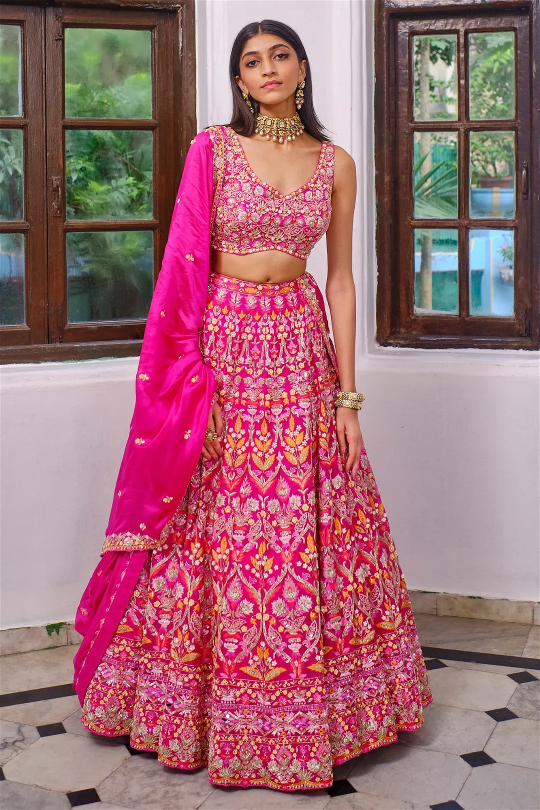 Rani Barik Multi Lehenga