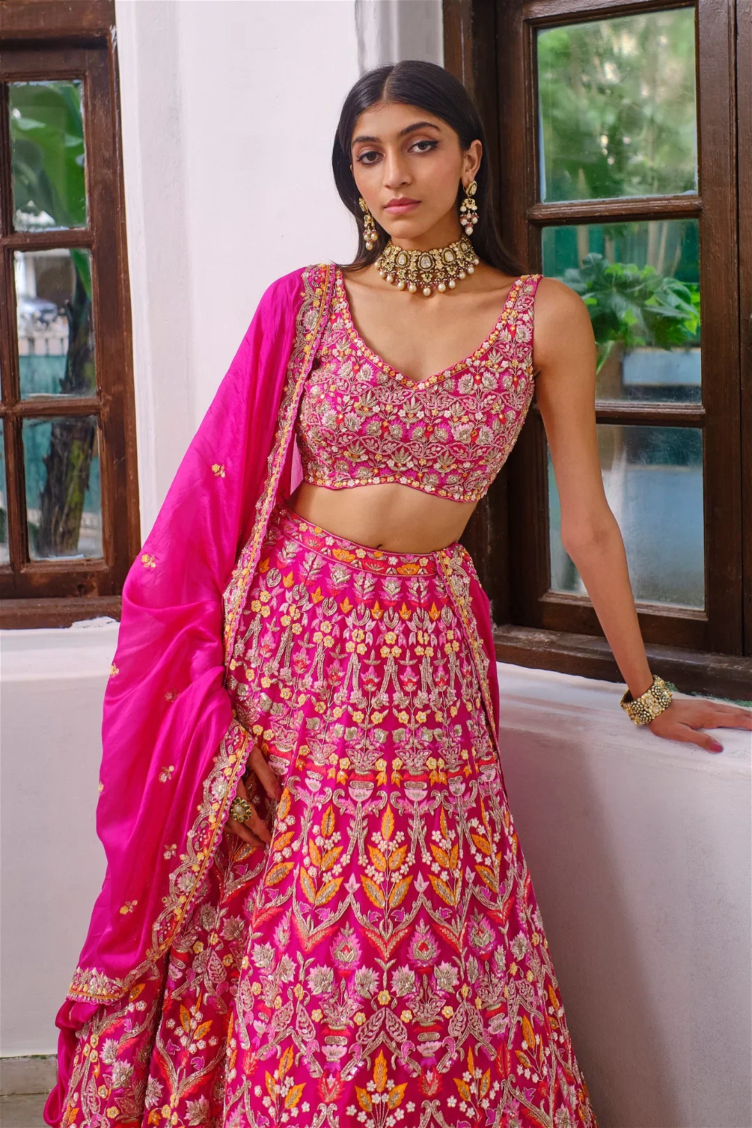 Rani Barik Multi Lehenga - Image 5