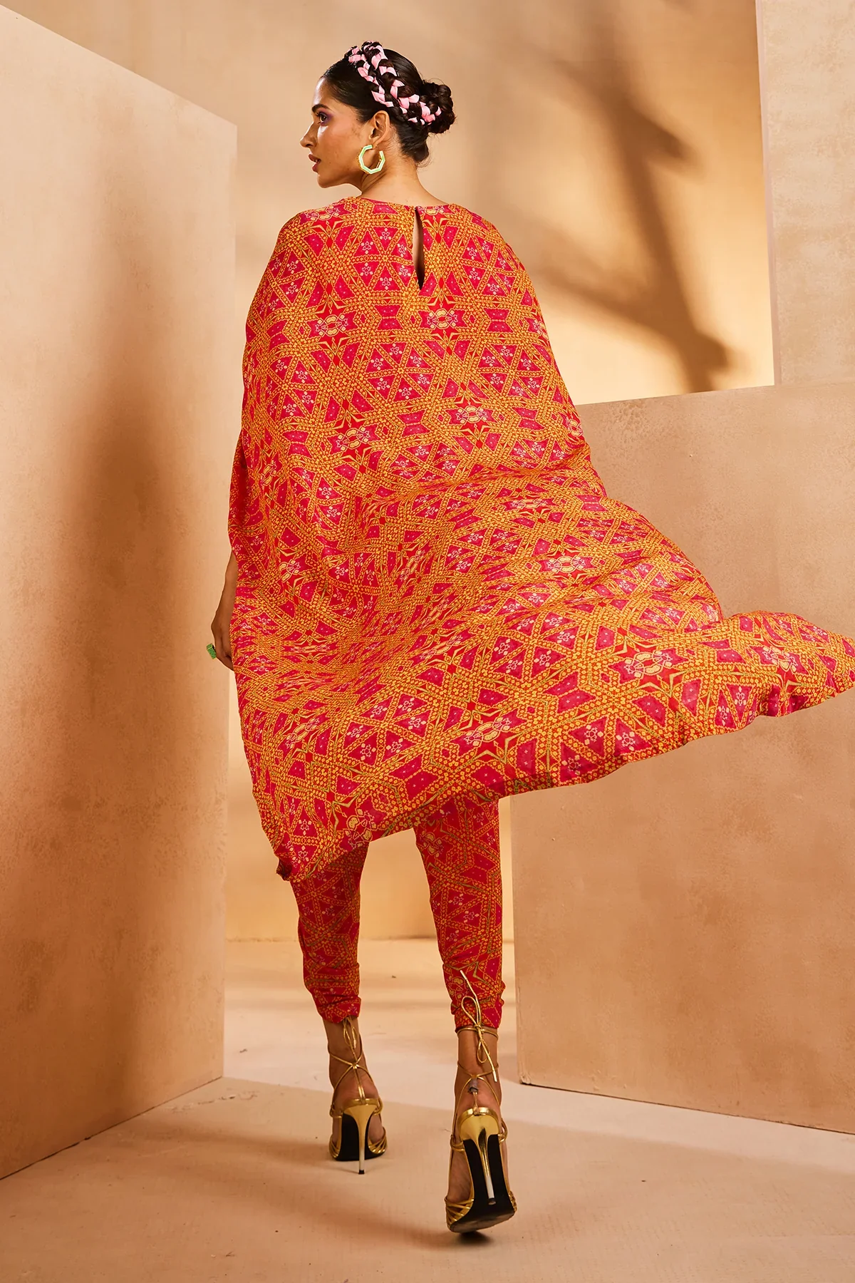 Rani Hi Low Dhoti Pant - Image 3