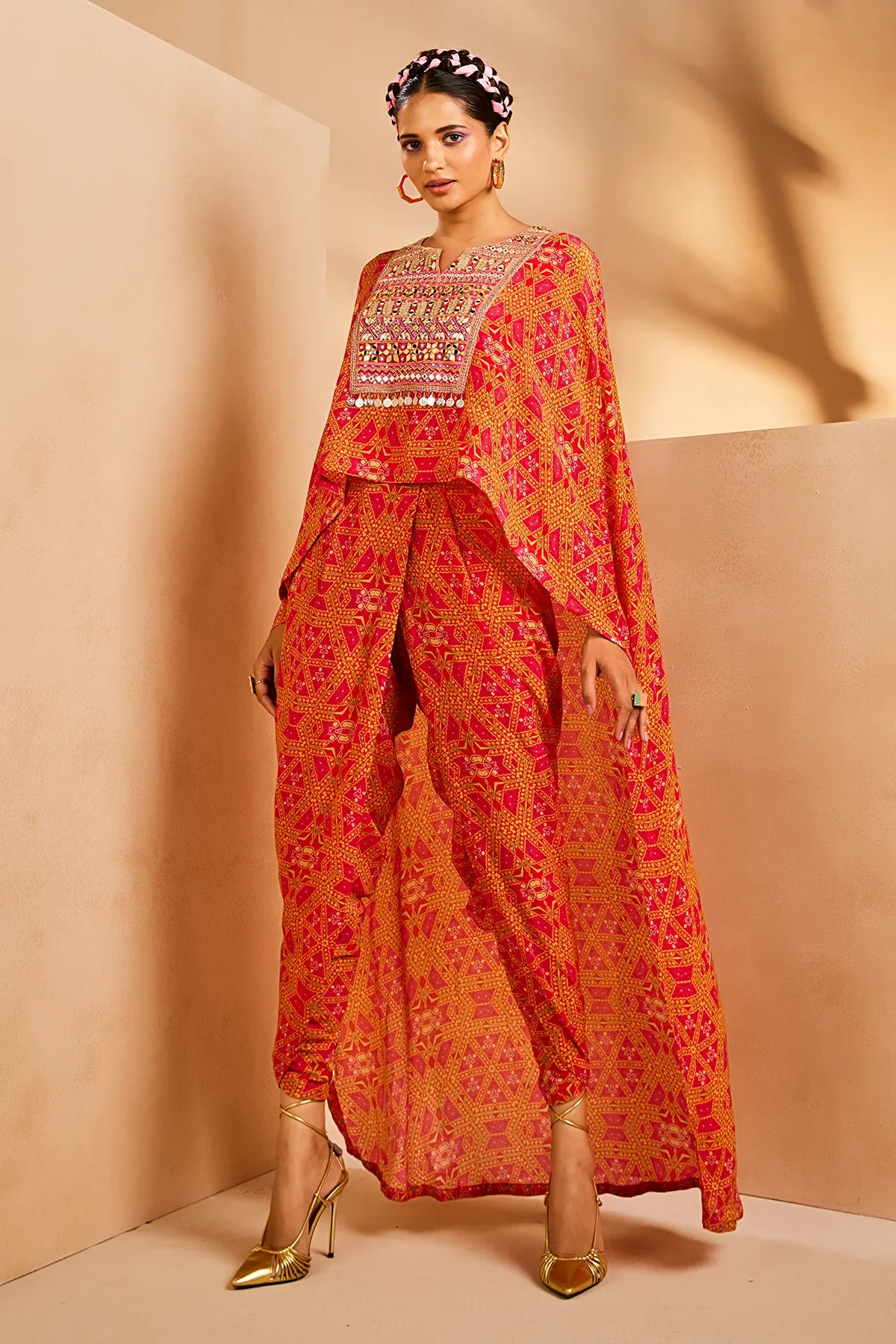 Rani Hi Low Dhoti Pant - Image 4