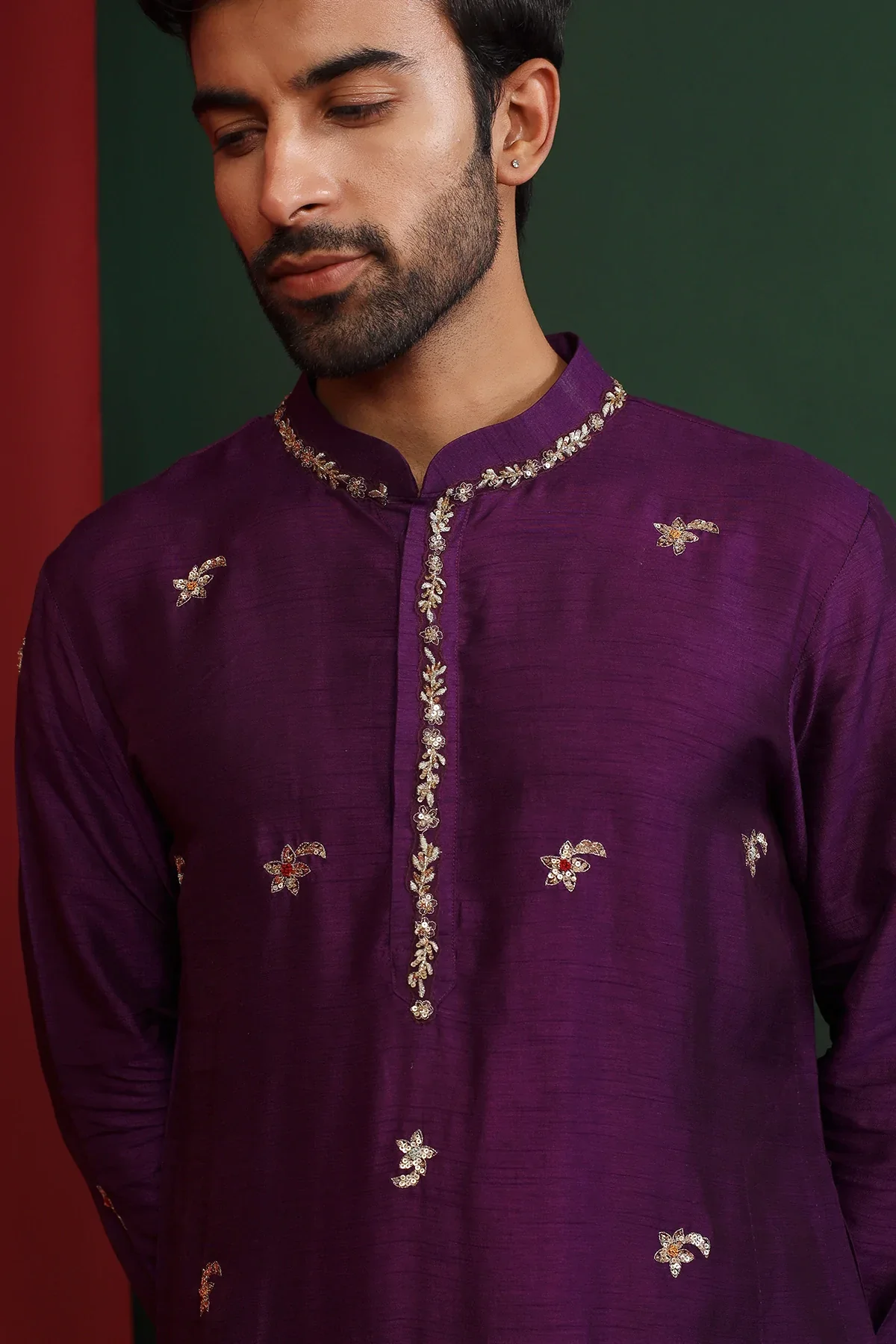 Reyan Grapevine Embroidered Kurta - Image 3