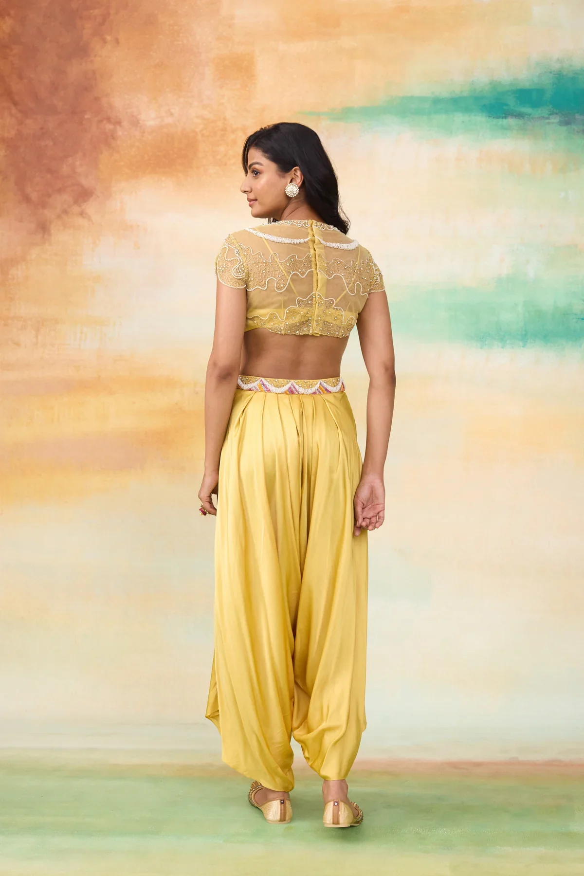 RUPENZEL - Dhoti and Top Set - Image 6