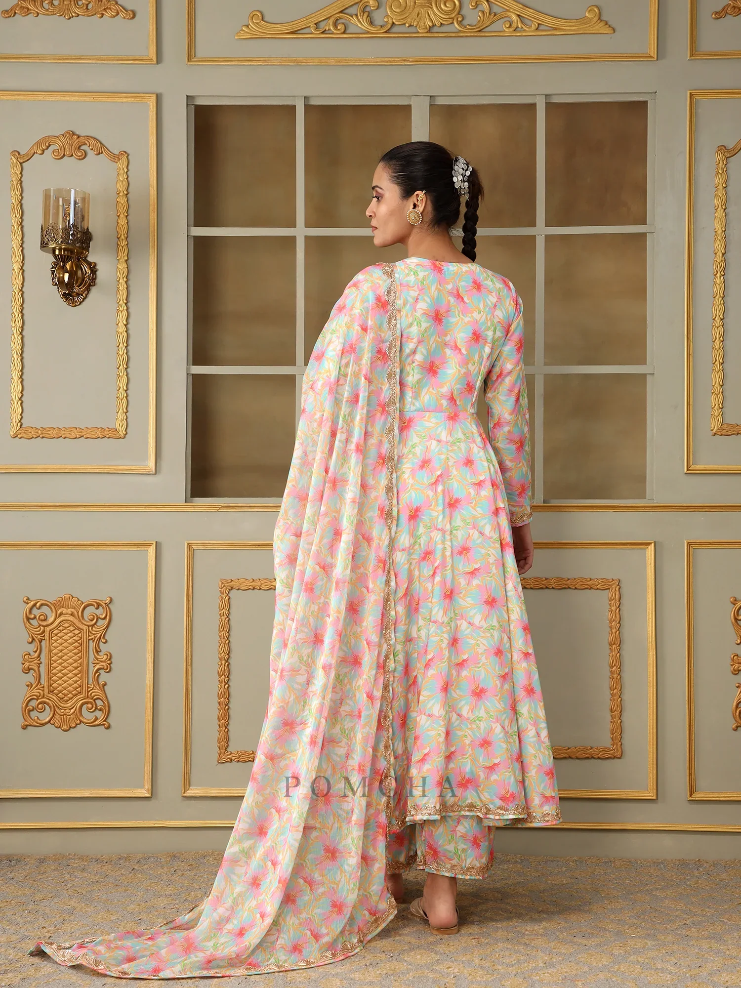 Saadgi Gulistan Anarkali Set - Image 6