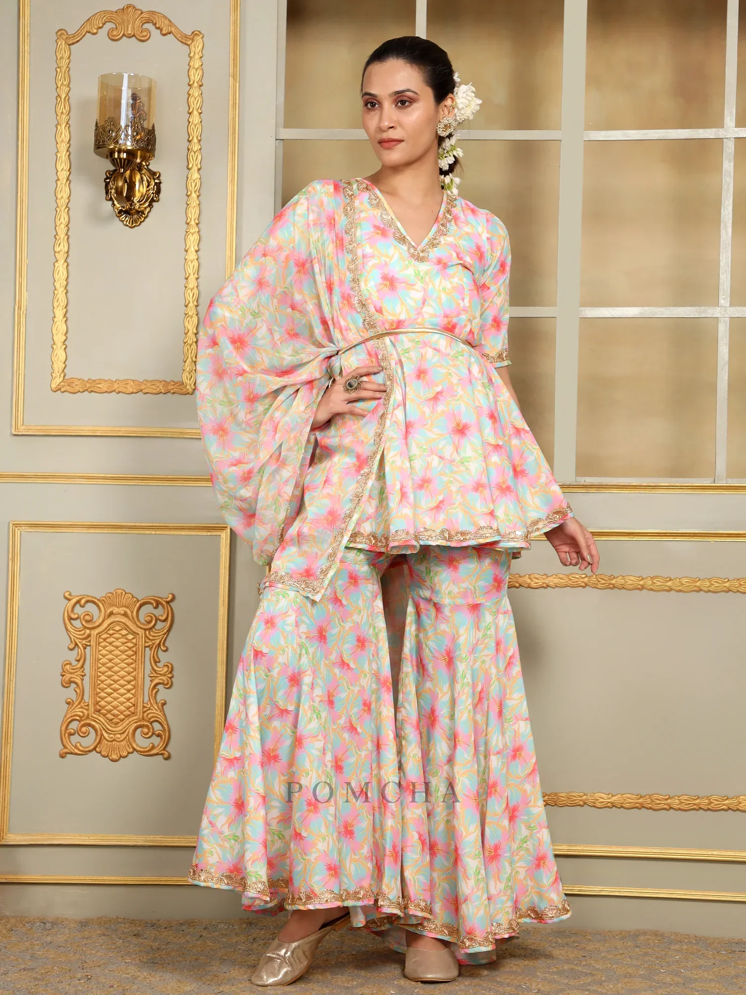 Saadgi Gulistan Sharara Set - Image 2