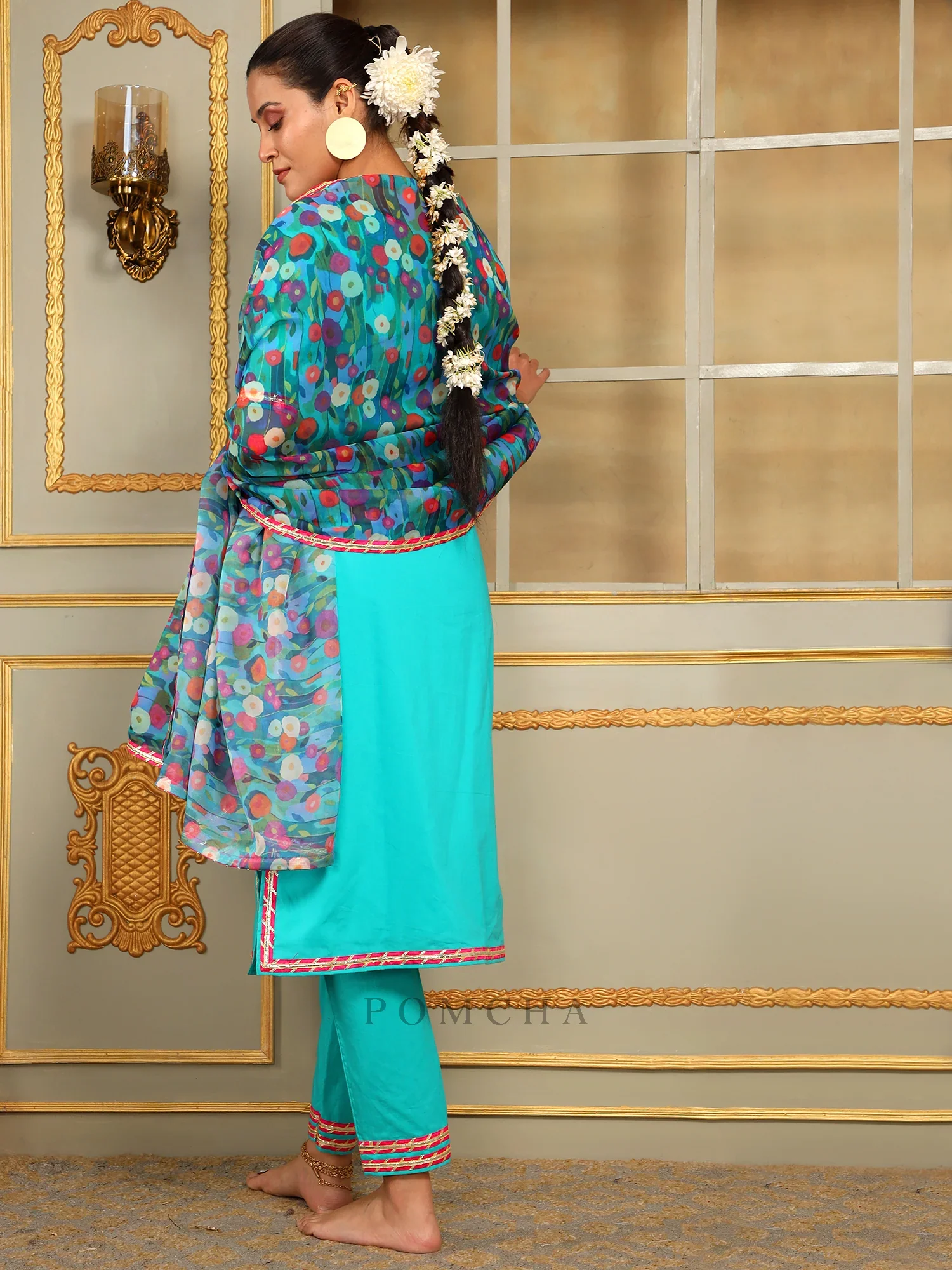 Saadgi Phulwari Straight Suit Set - Image 6