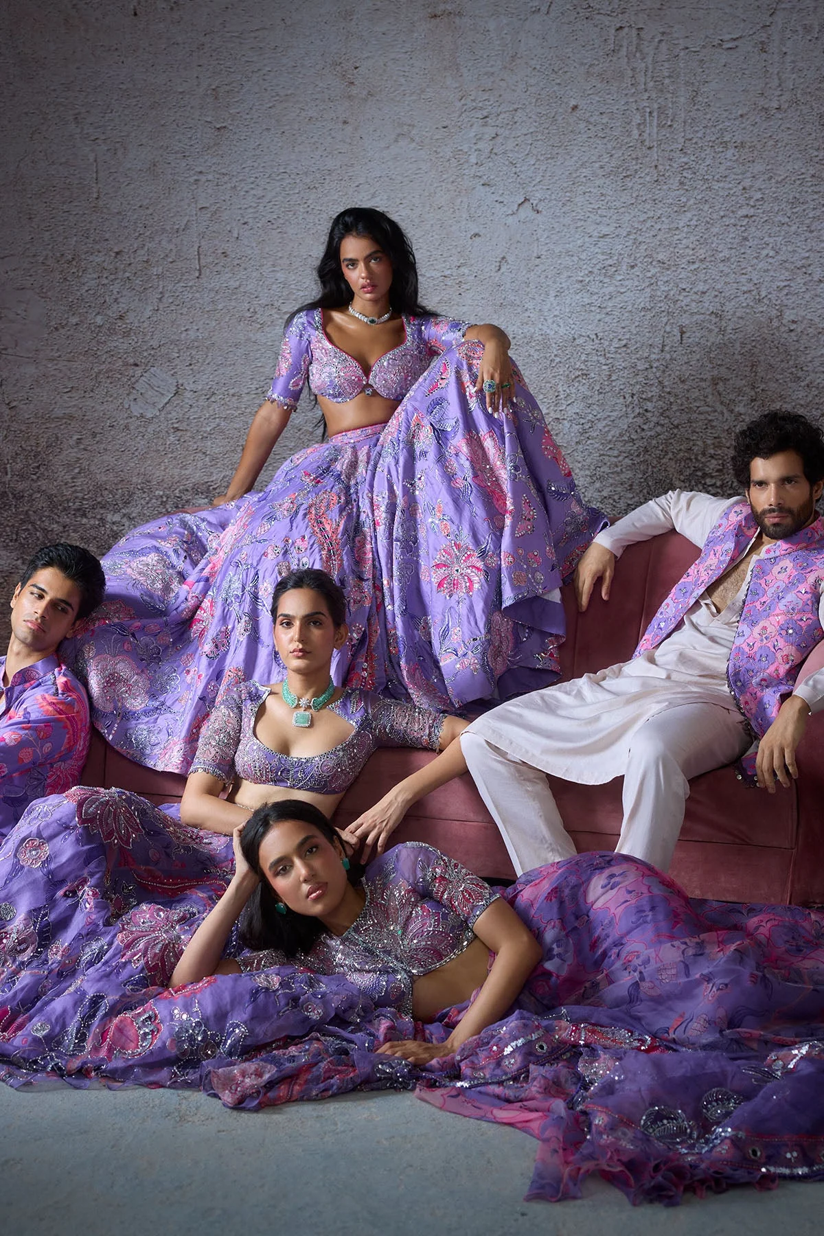 SAHA - Printed Kurta Set - Image 3