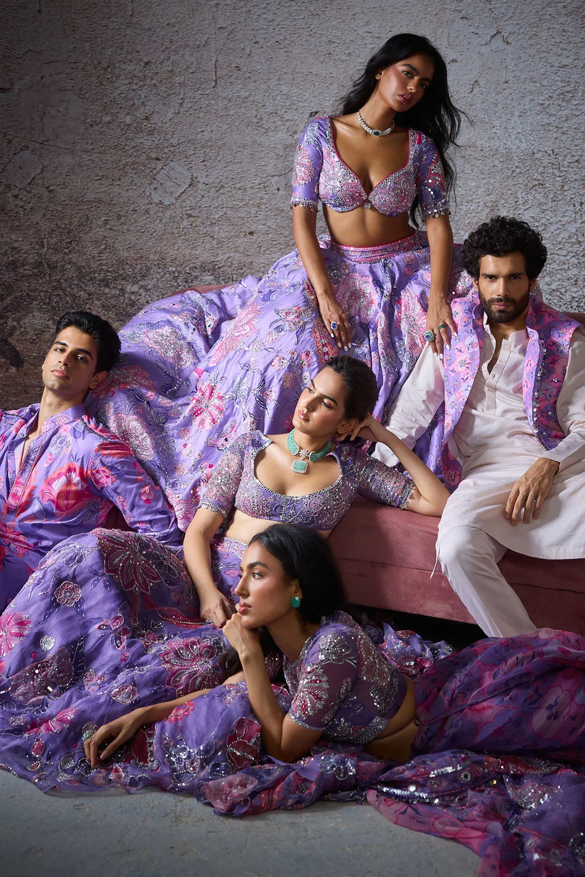 SAHA - Printed Kurta Set - Image 4