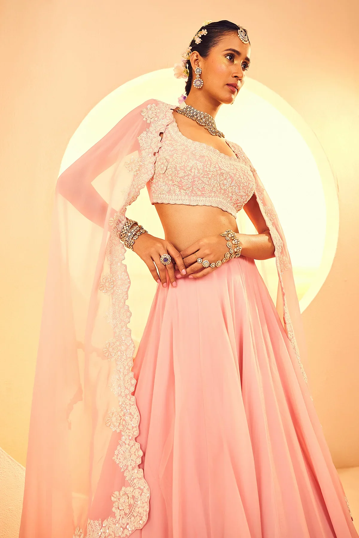 Salmon White Cape - Image 3