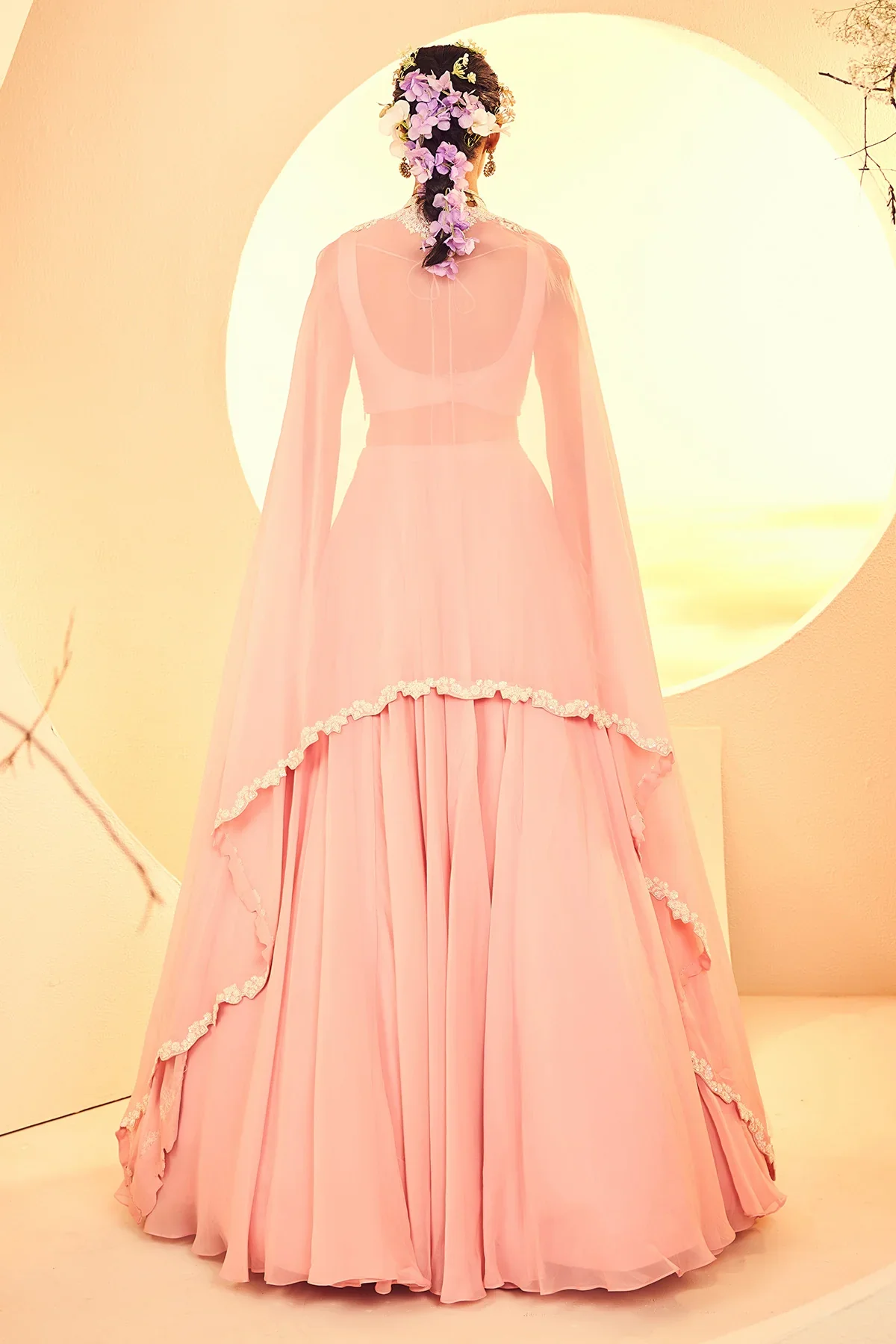 Salmon White Cape - Image 4