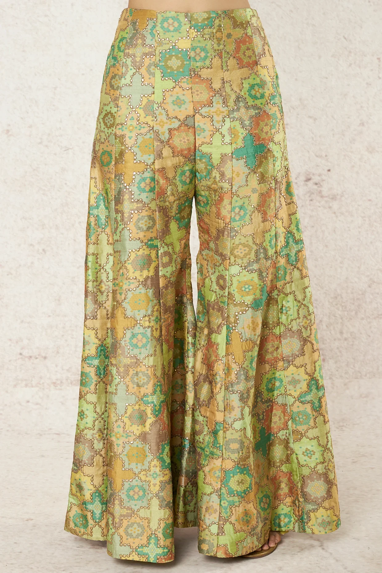 Shabnam Short Jacket And Bustier With Pants - Image 3