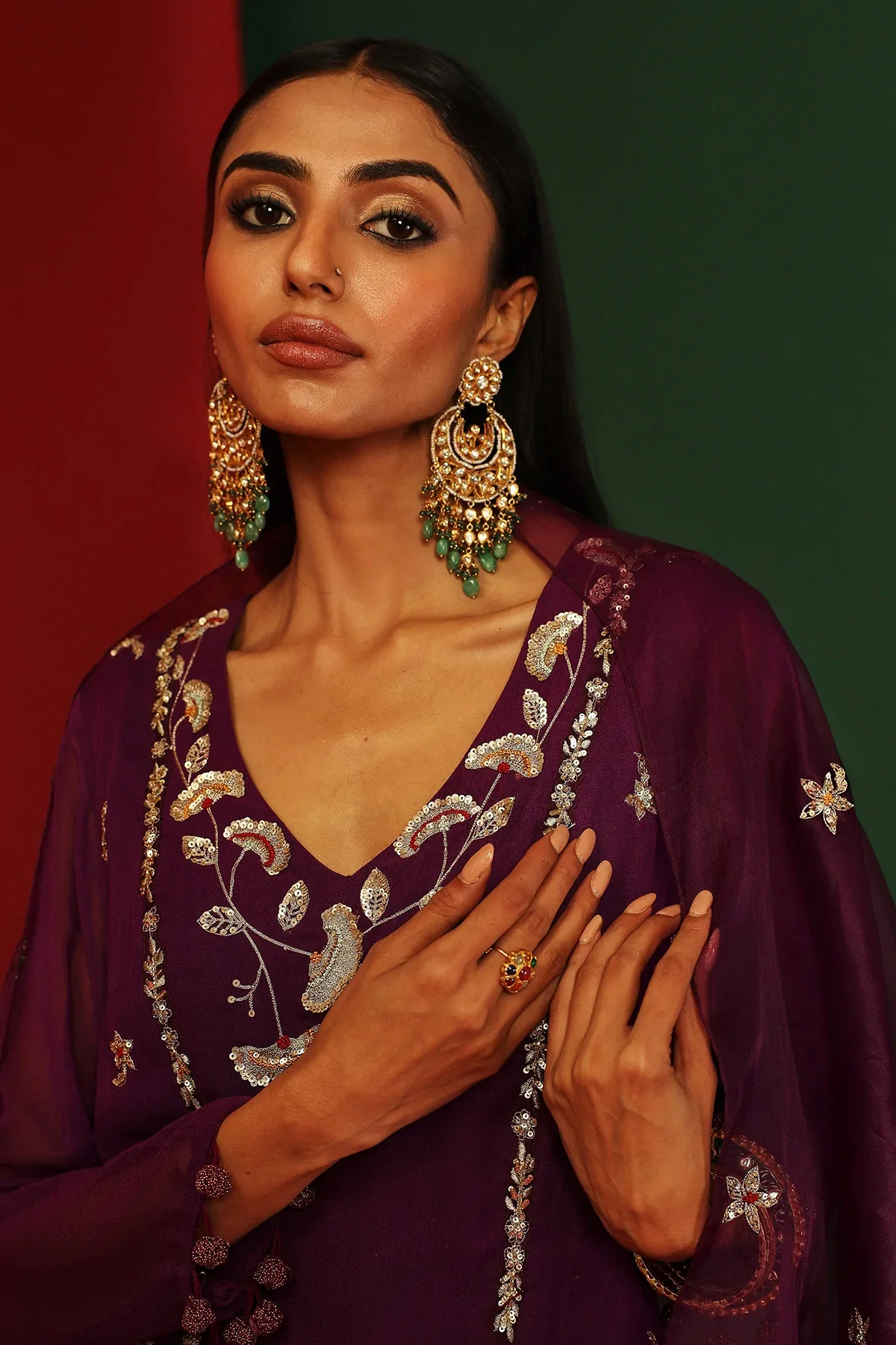 Shail Grapevine Embroidered Kurta - Image 5