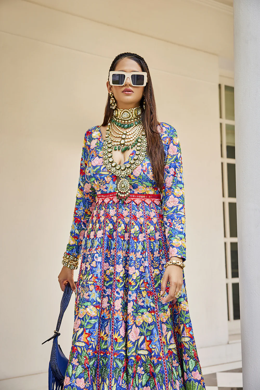 Shikargah Floral Anarkali - Image 5