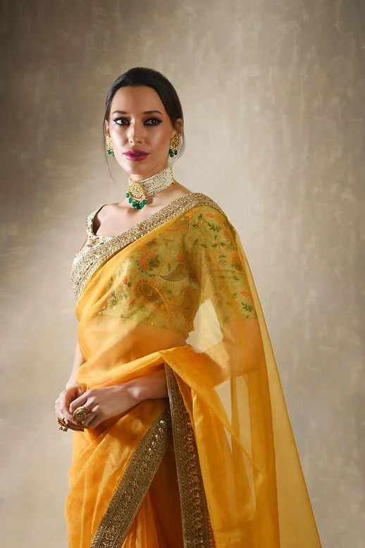 Sunflower Sari Set - Image 3
