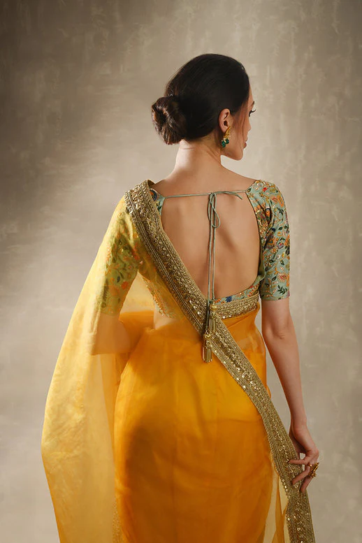 Sunflower Sari Set - Image 4