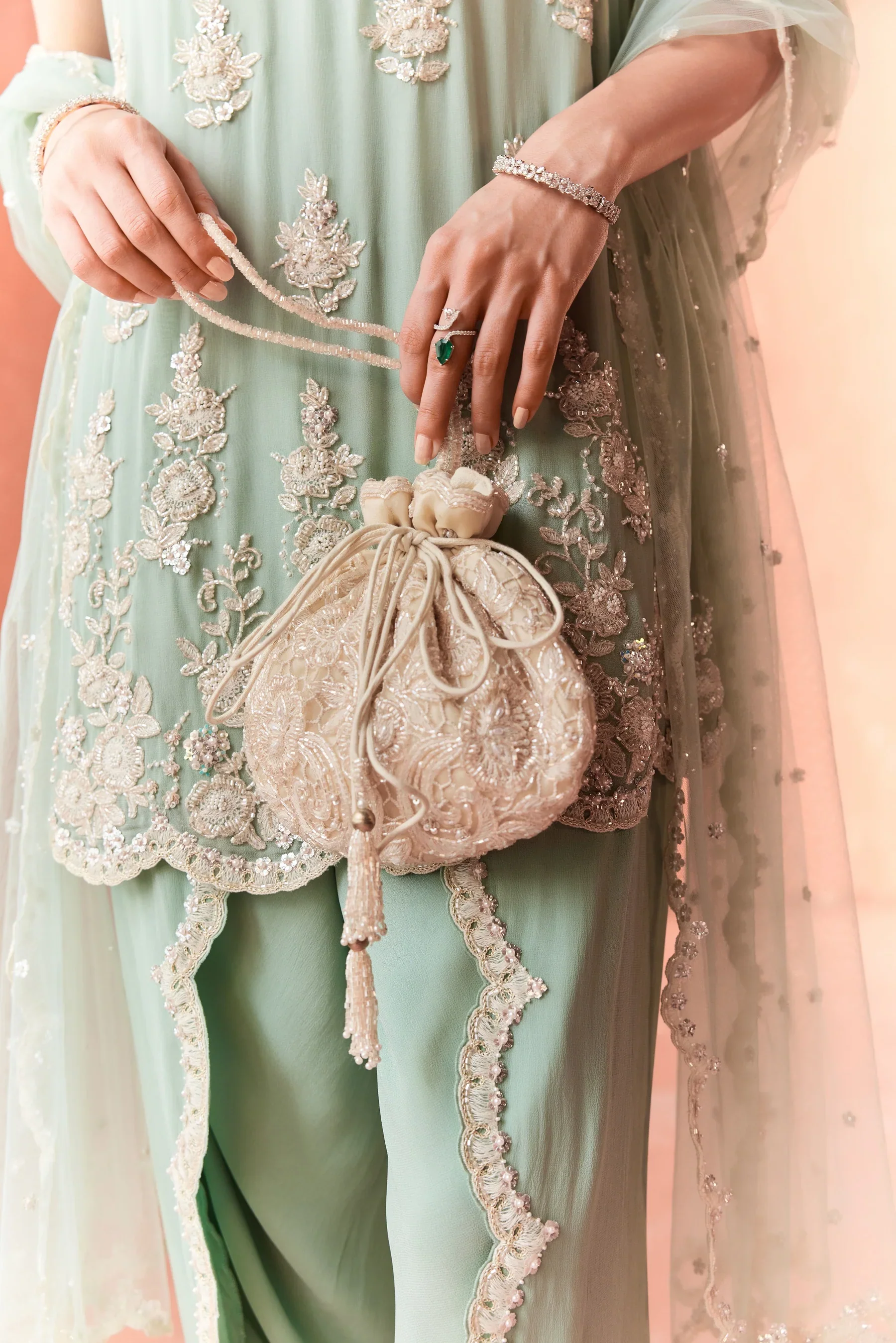 Teal Amaria A-line Short Kurta - Image 4