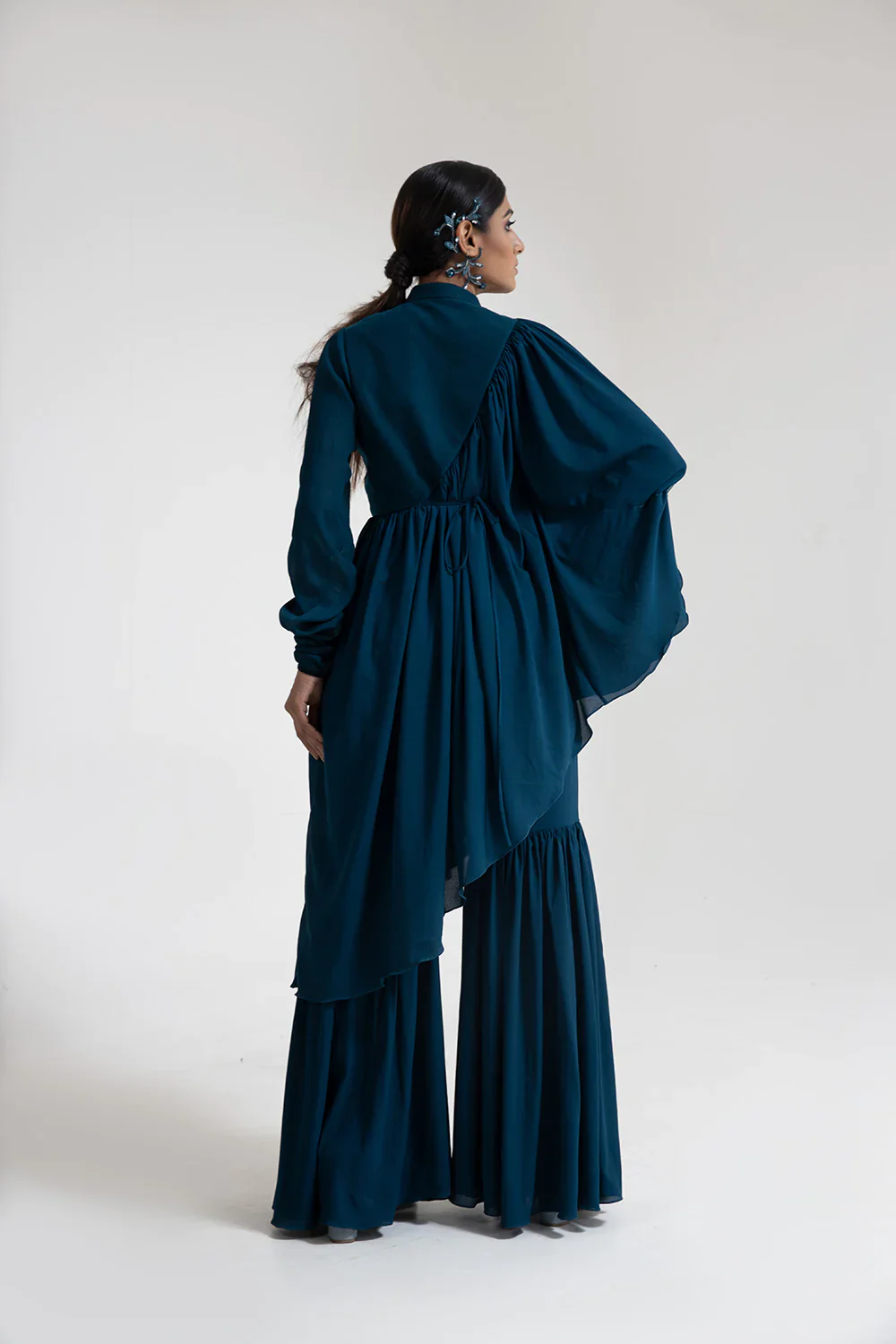 Teal Blue Pant Set - Image 2