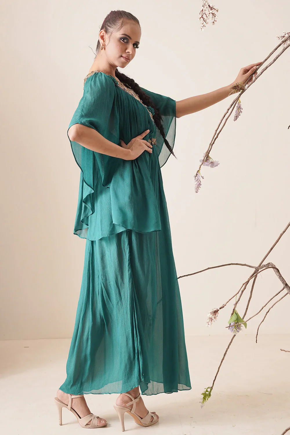 Teal Kaftaan - Image 4