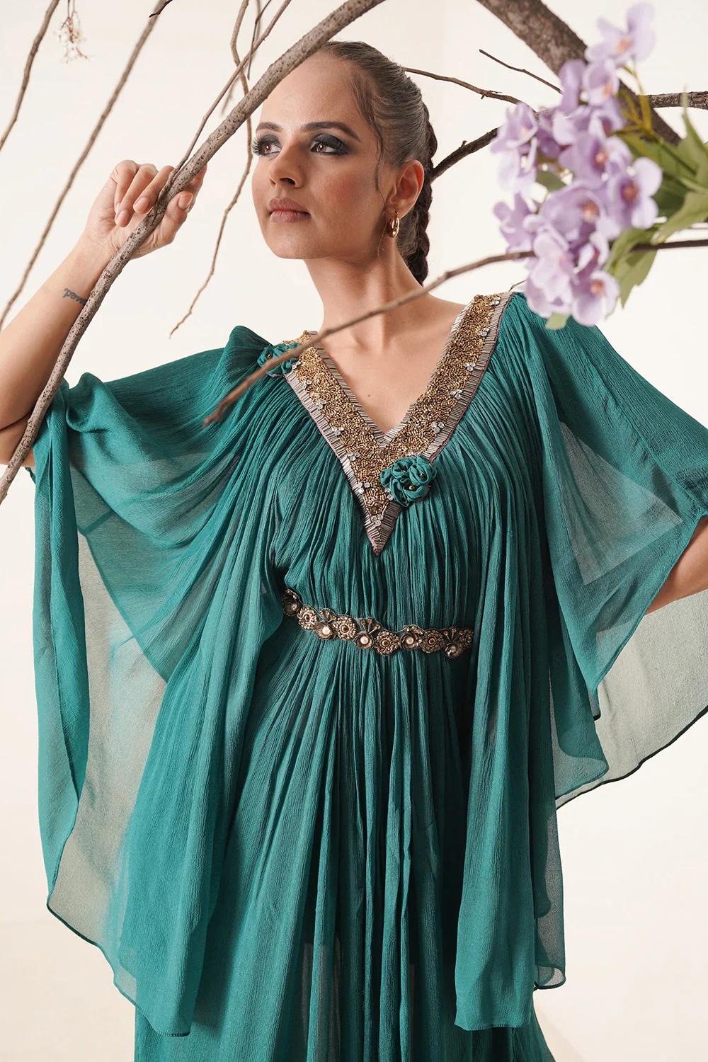 Teal Kaftaan - Image 5