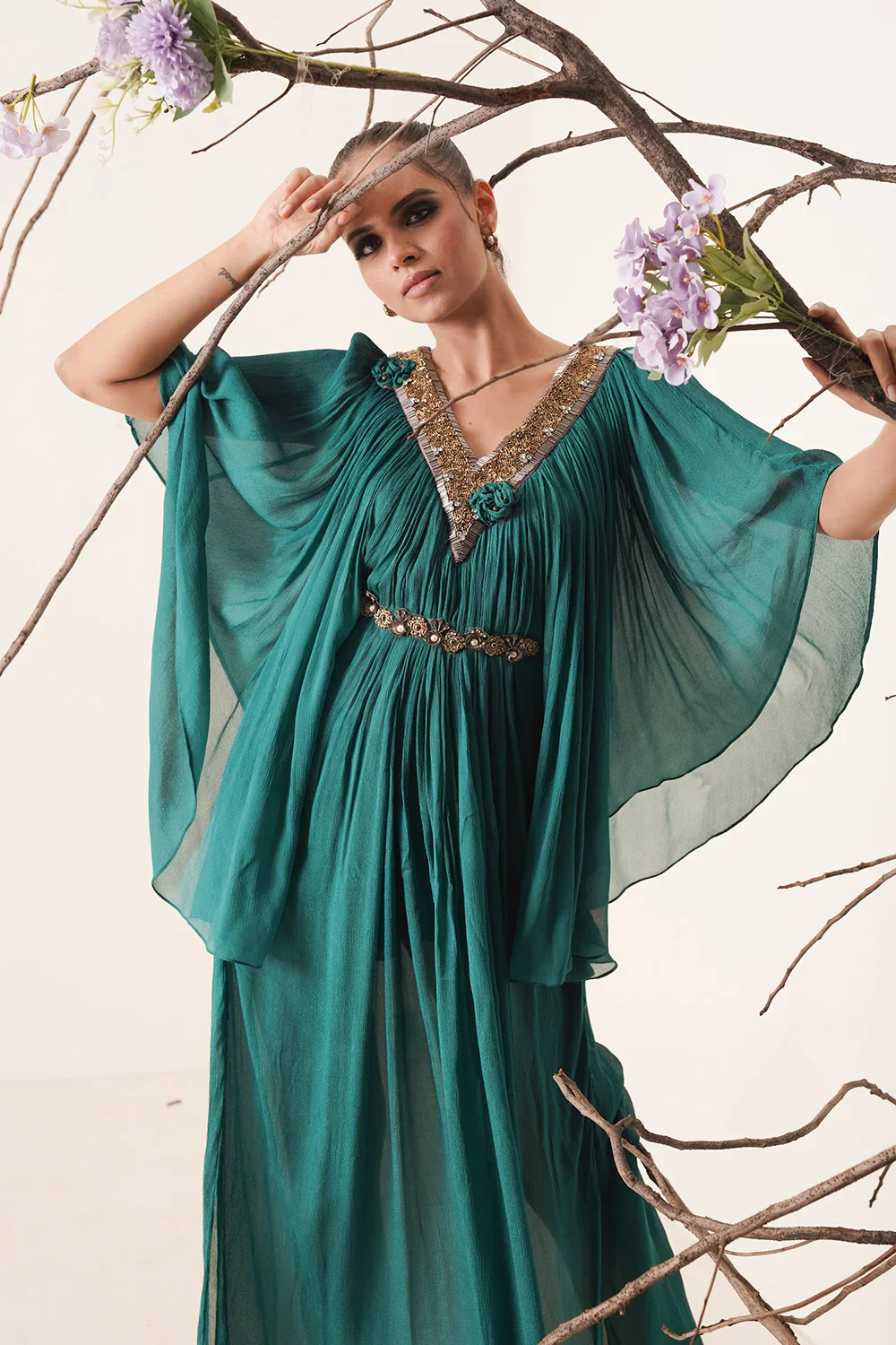 Teal Kaftaan - Image 6