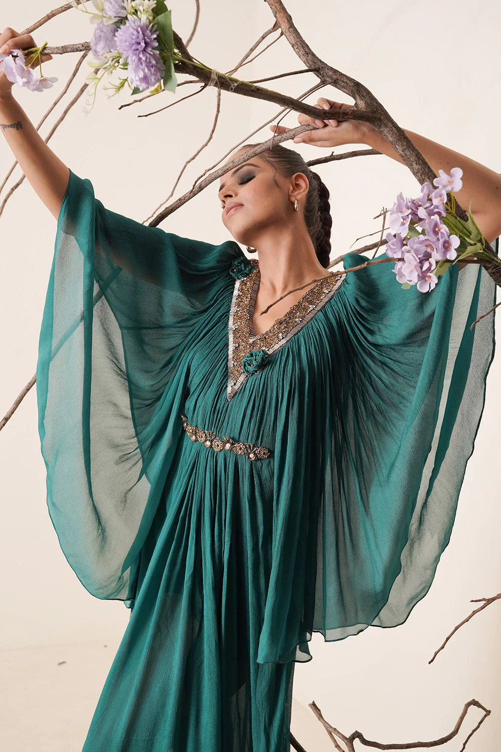 Teal Kaftaan - Image 7