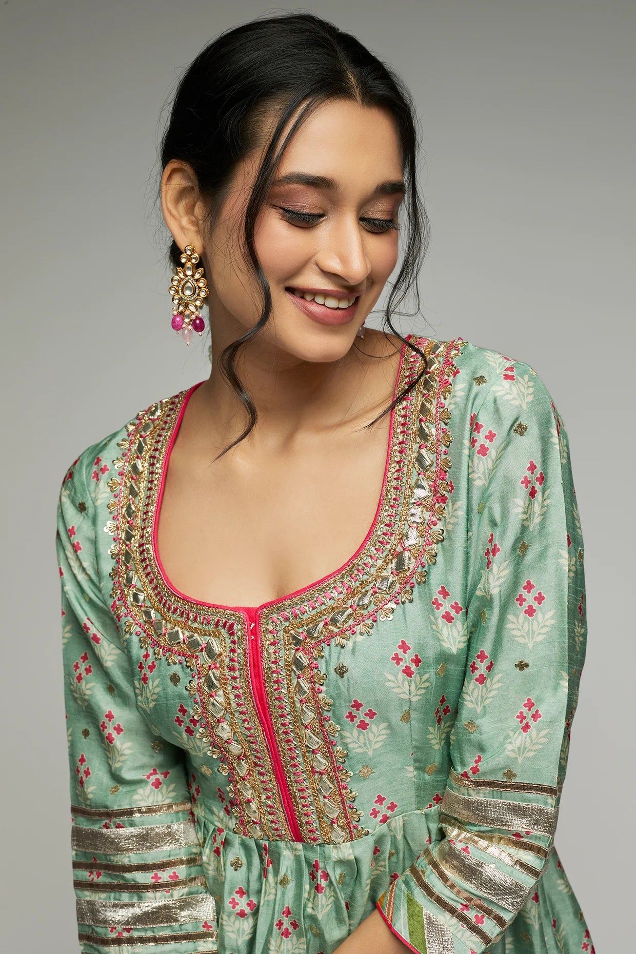 Tilla Peplum Garara Set - Image 2