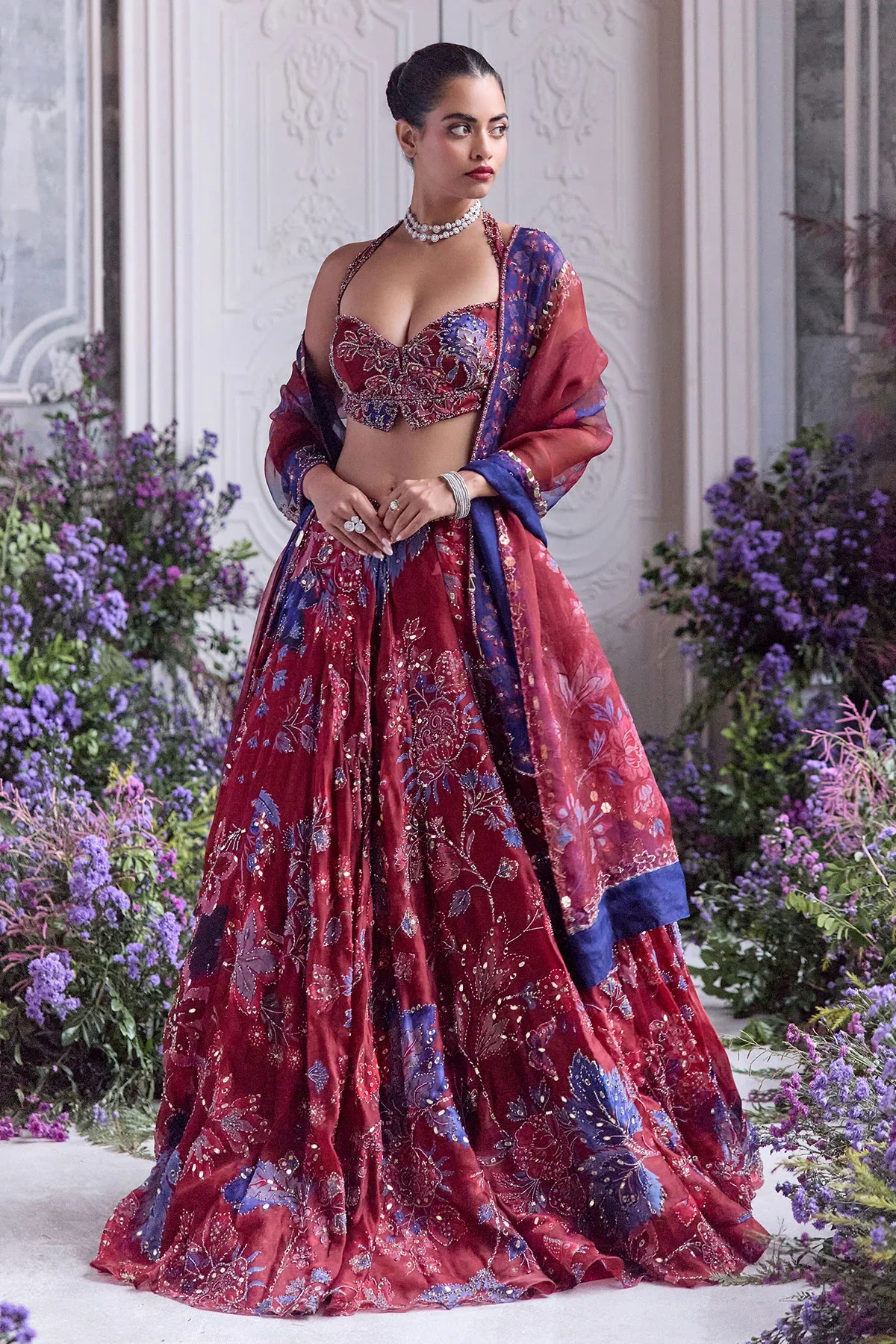 TITLI - Butterfly Blouse Lehenga - Image 2
