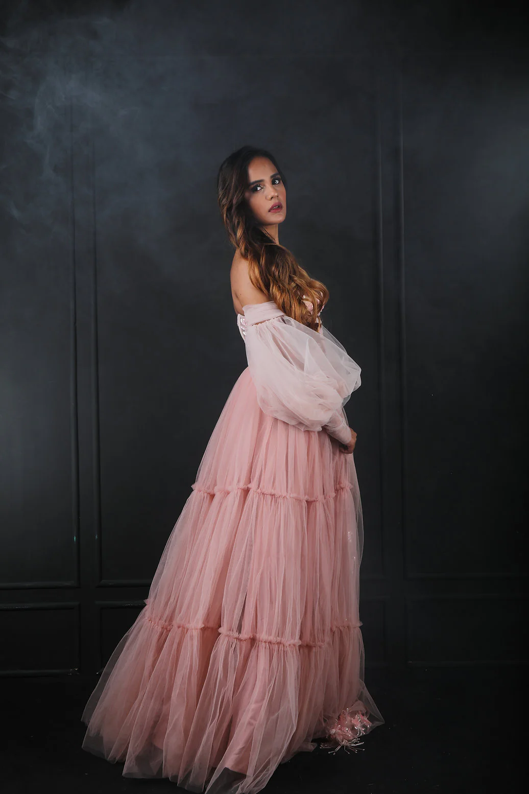 Tulle Pastel Lehnga - Image 2