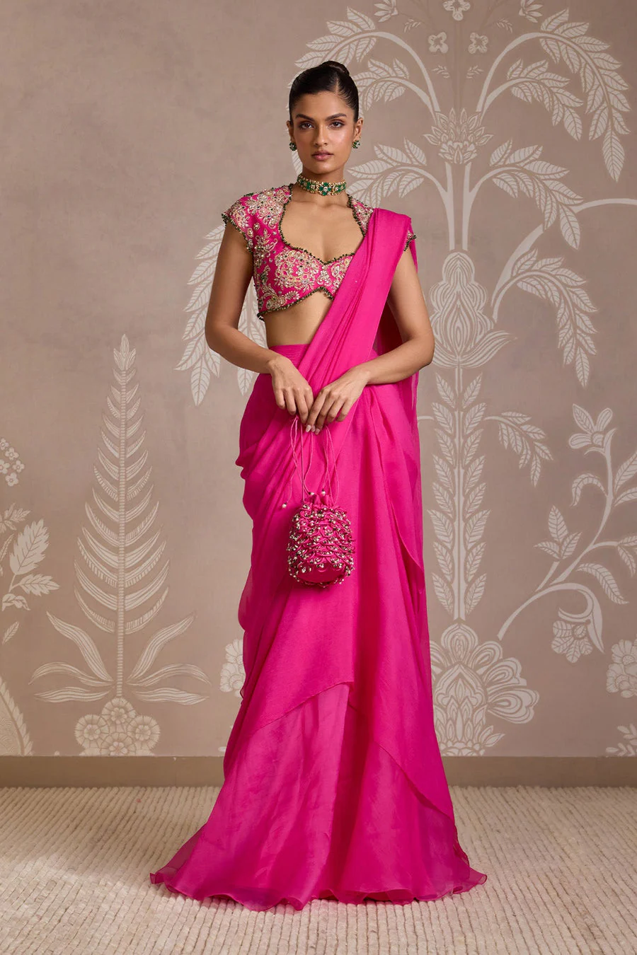 Twined saree set