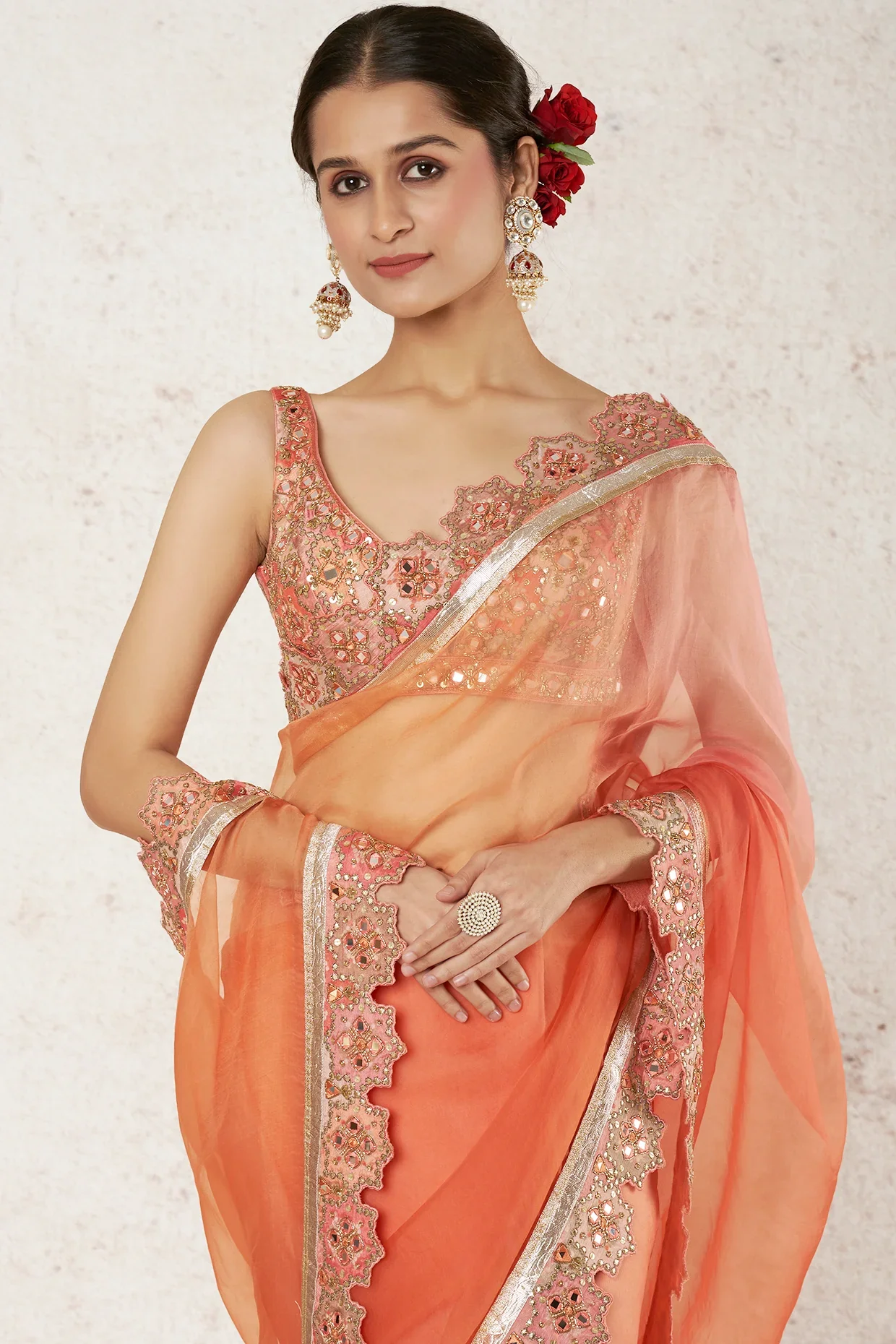 Uzvi Saree Set - Image 3