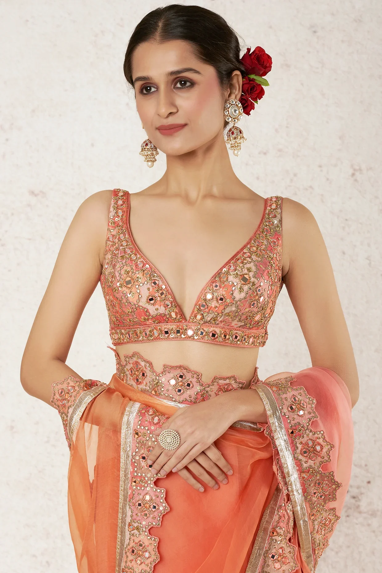 Uzvi Saree Set - Image 4