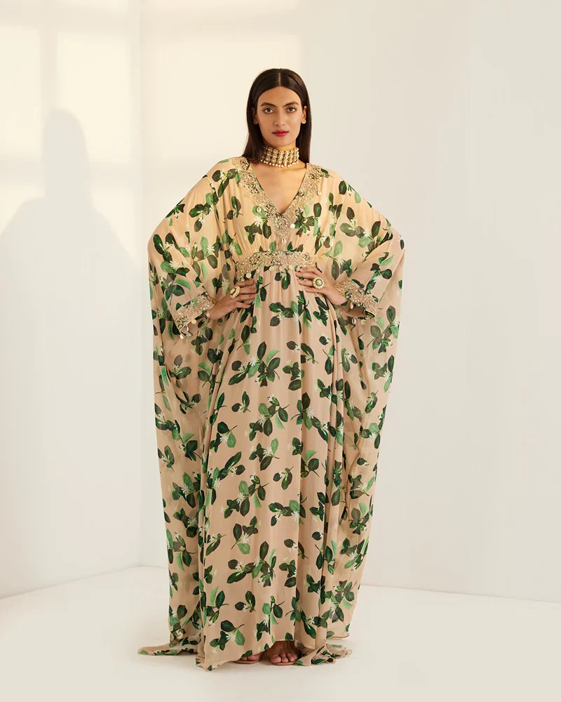 V Neck Kaftan - Image 7