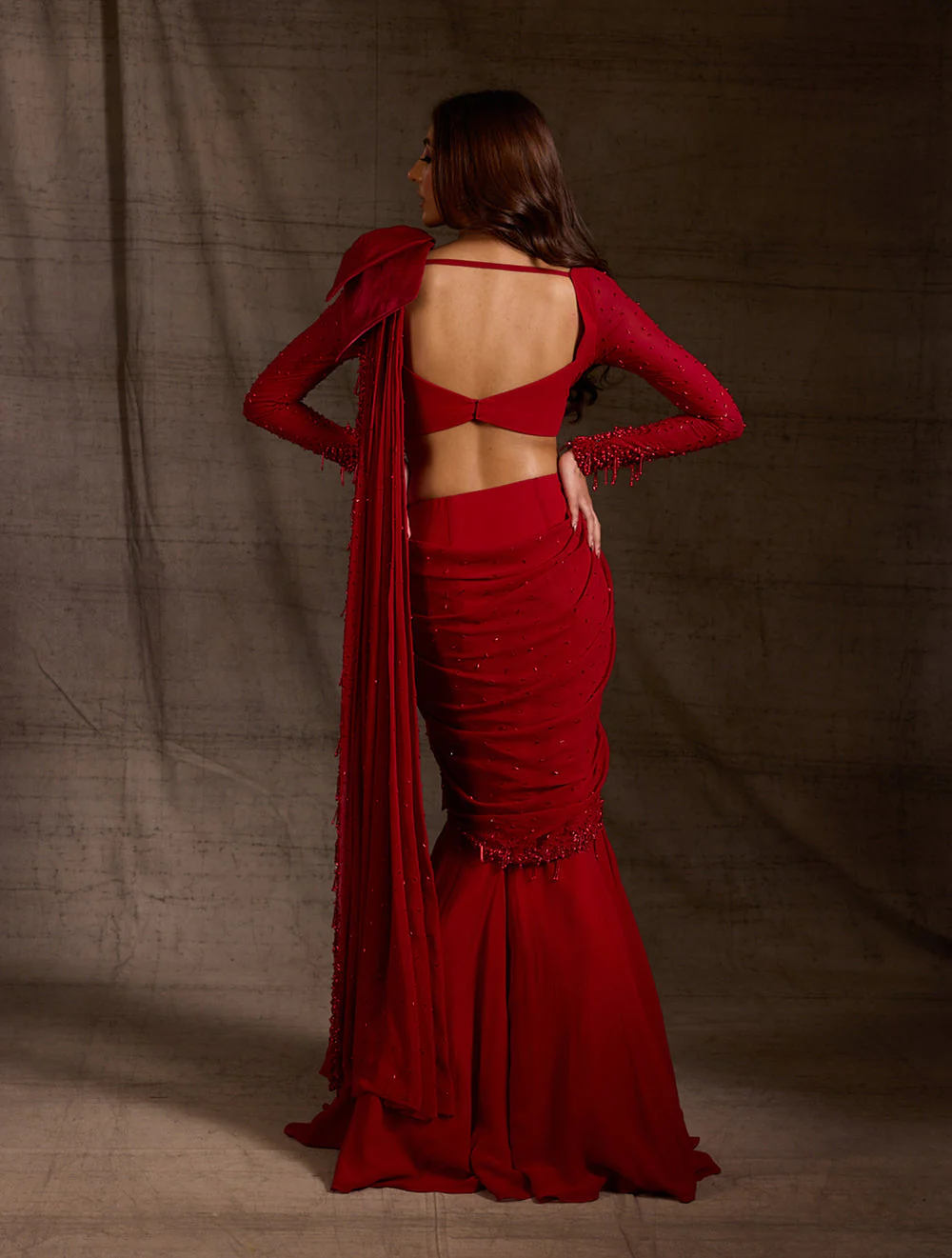 Verve - pre draped saree - Image 2