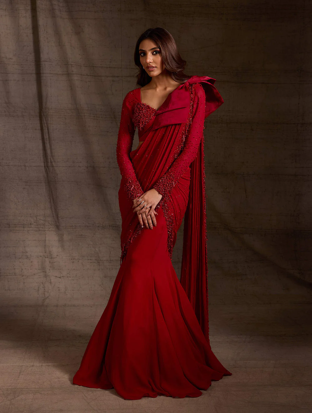 Verve - pre draped saree - Image 4
