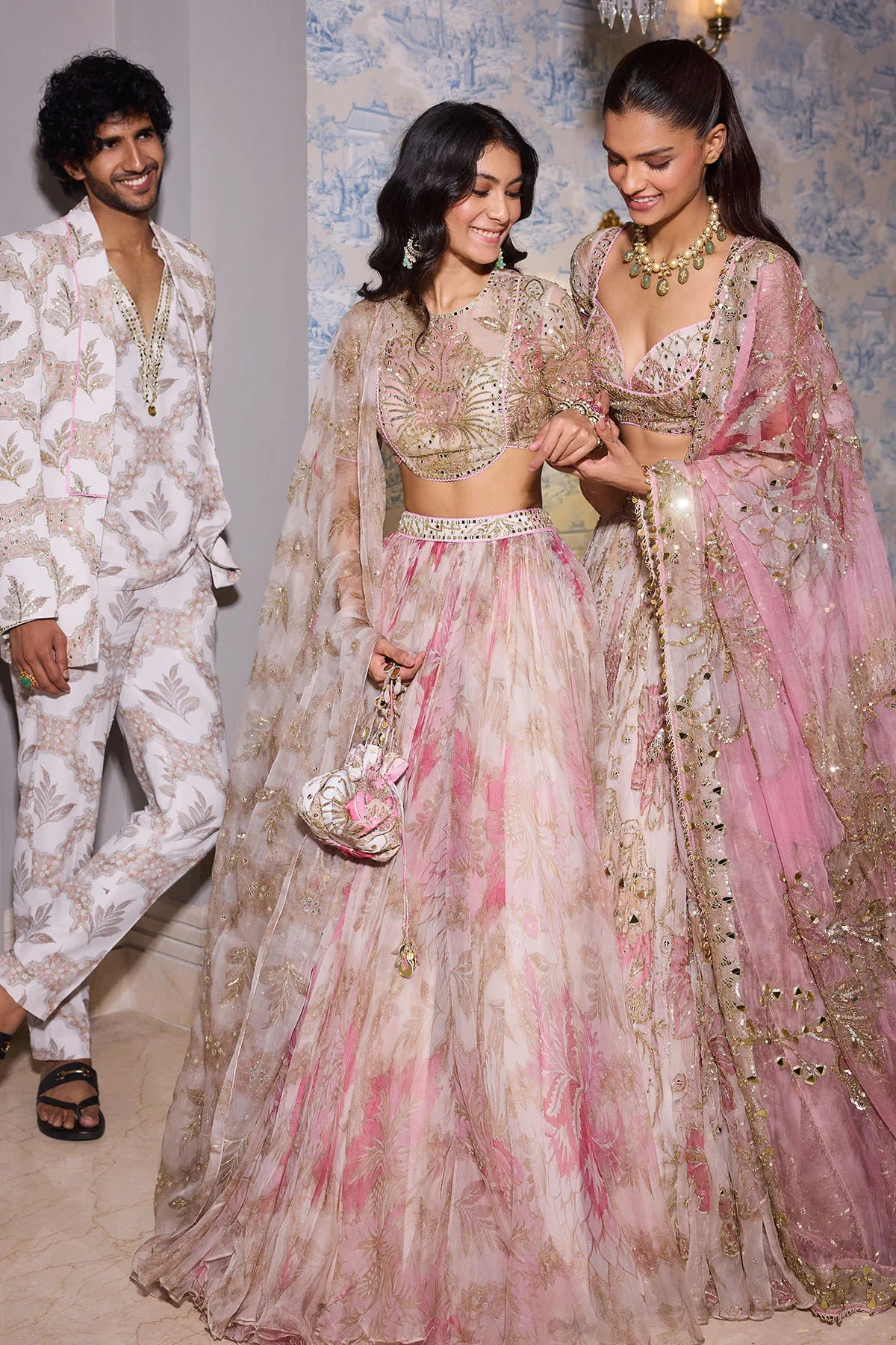 Wafaa - Heavy Hand Embroidered Lehenga - Image 6