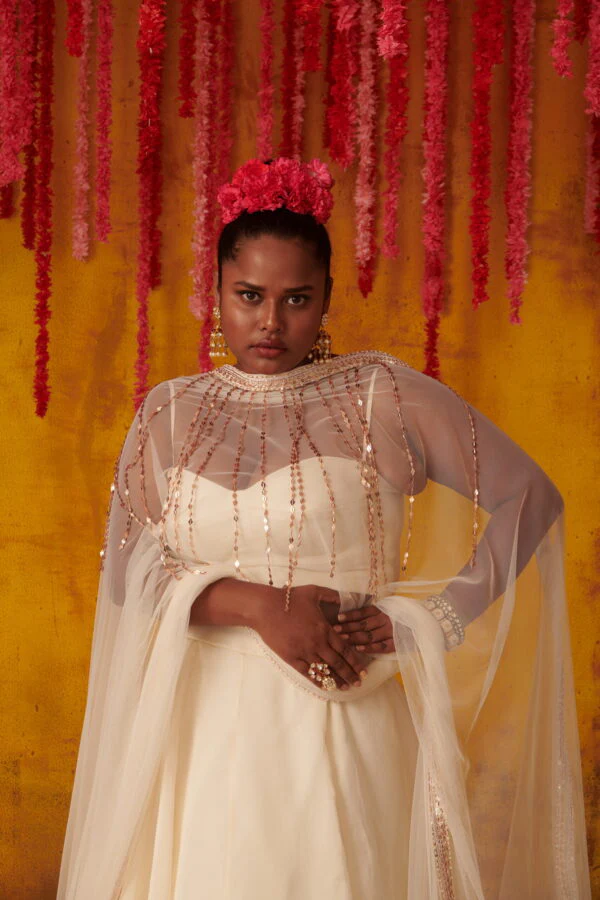 White Lehenga Set - Image 2
