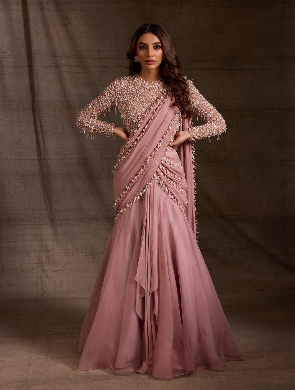 Wisteria - drape fishtail saree - Image 5