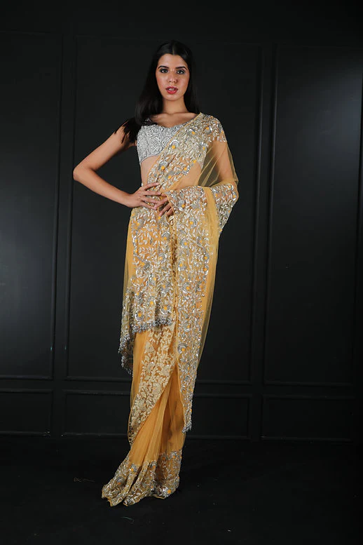 Yellow Saree - Image 3